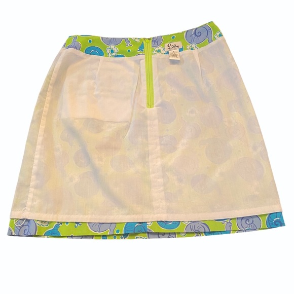 Vintage Lilly Pulitzer Skirt white label size 4 - Picture 4 of 9